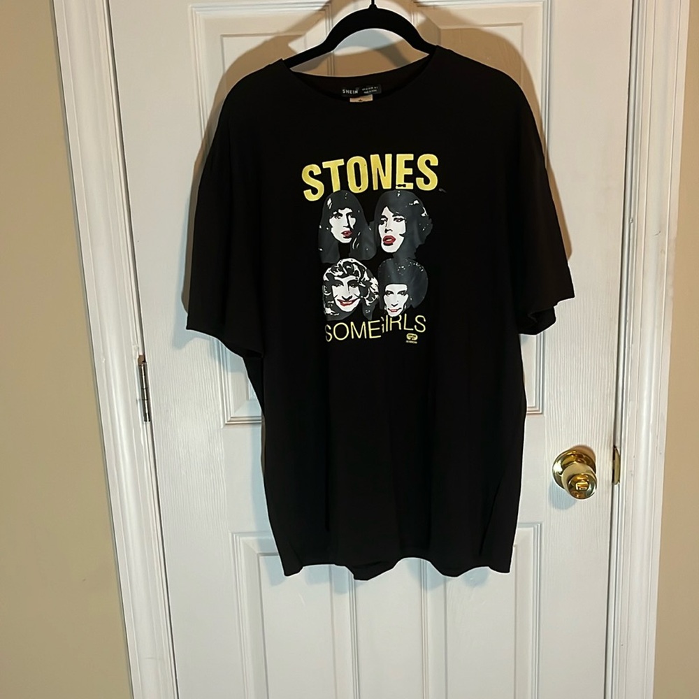 SHIEN Rolling Stones black T shirt